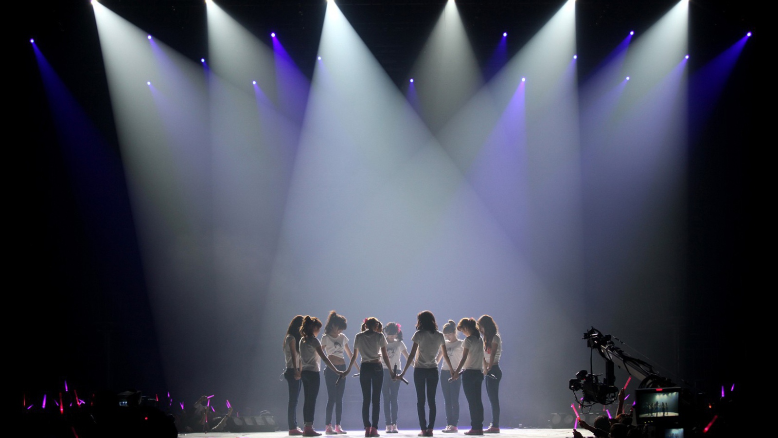 Concert of the band Girls' Generation from Korea