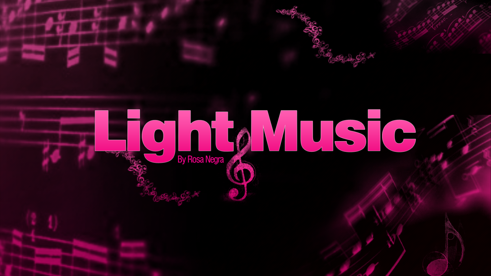 Легкая музыка, розовый фон