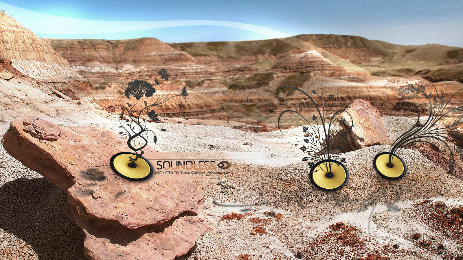 Музыкальная композиция на скалах