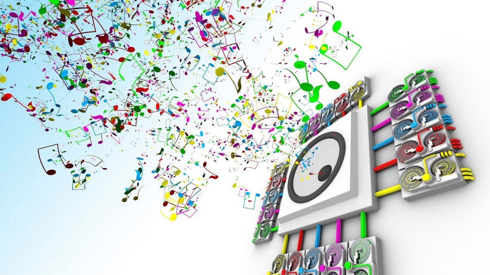 Звуки музыки из динамиков