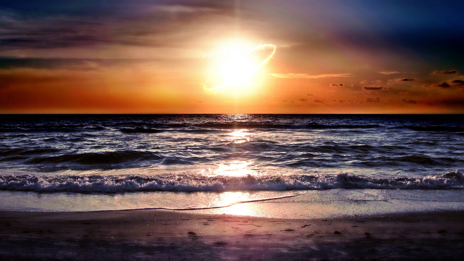 Солнце над океаном