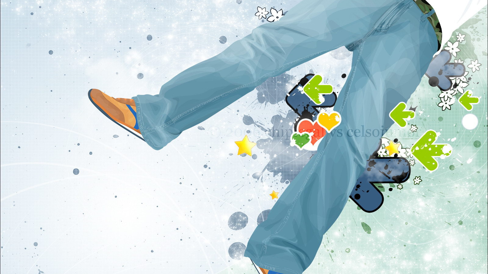 Ноги лежачего человека