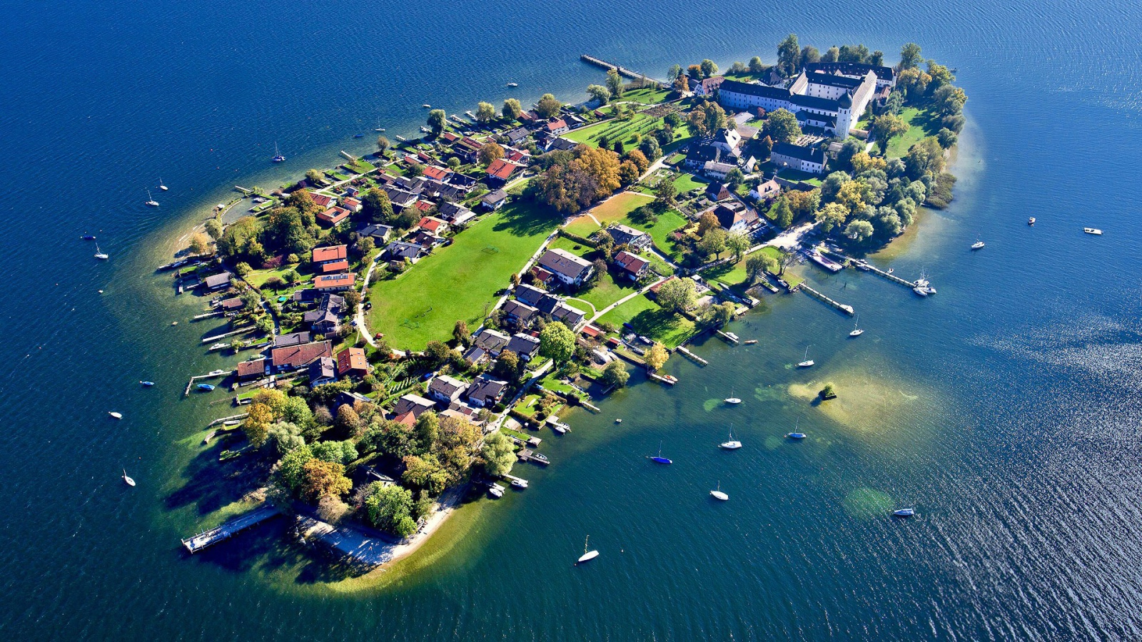 Остров Фрау Инзель, Германия.