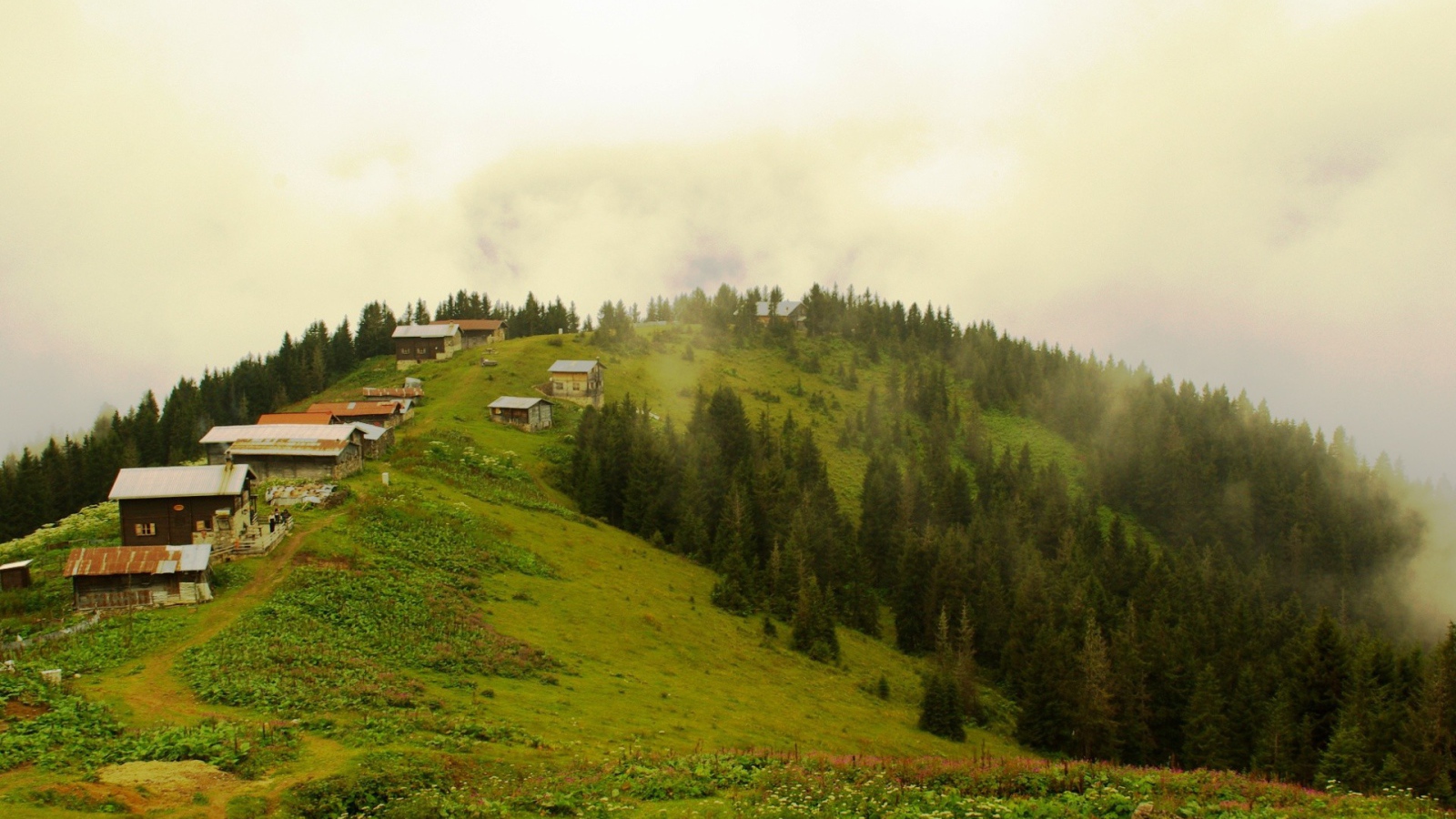 Горная деревня в Турции