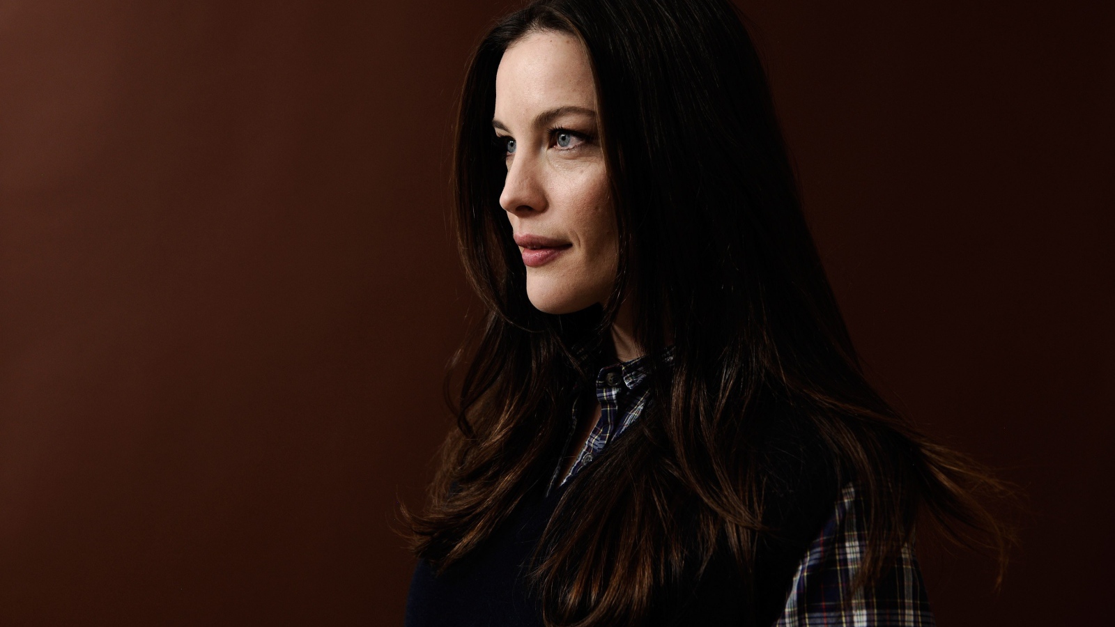 Актриса брюнетка Лив Тайлер