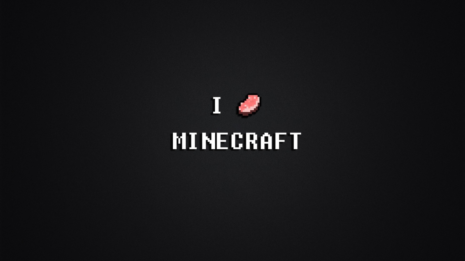 Я люблю игру Minecraft