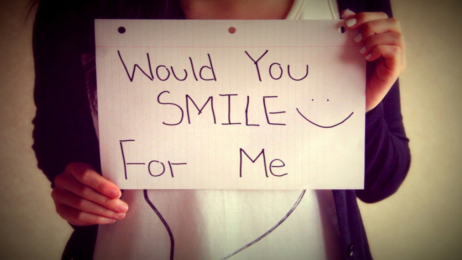 Улыбнись для меня