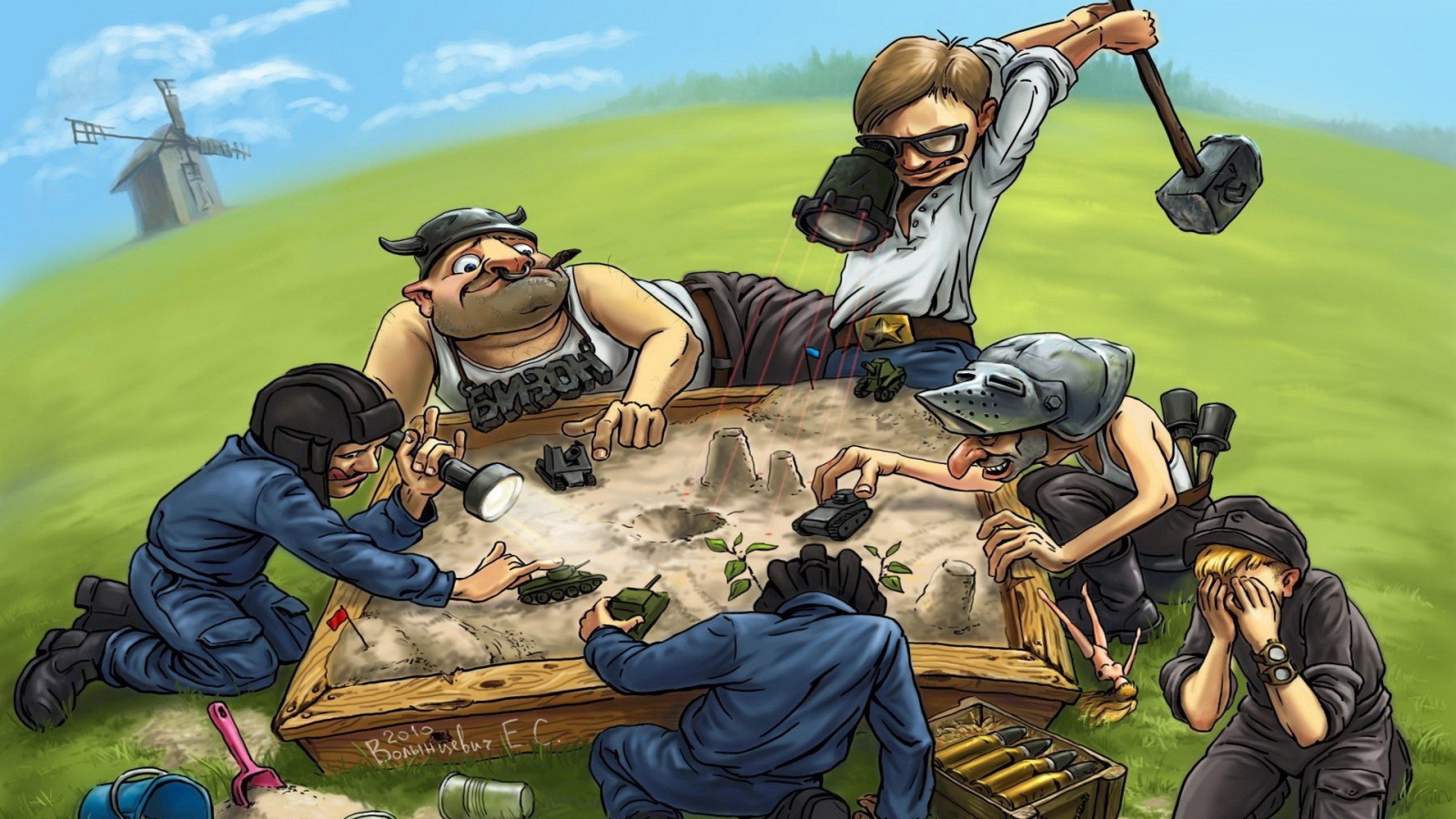 WORLD OF TANKS - глазами жены