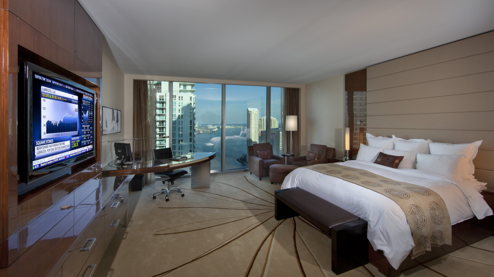 Спальня с телевизором