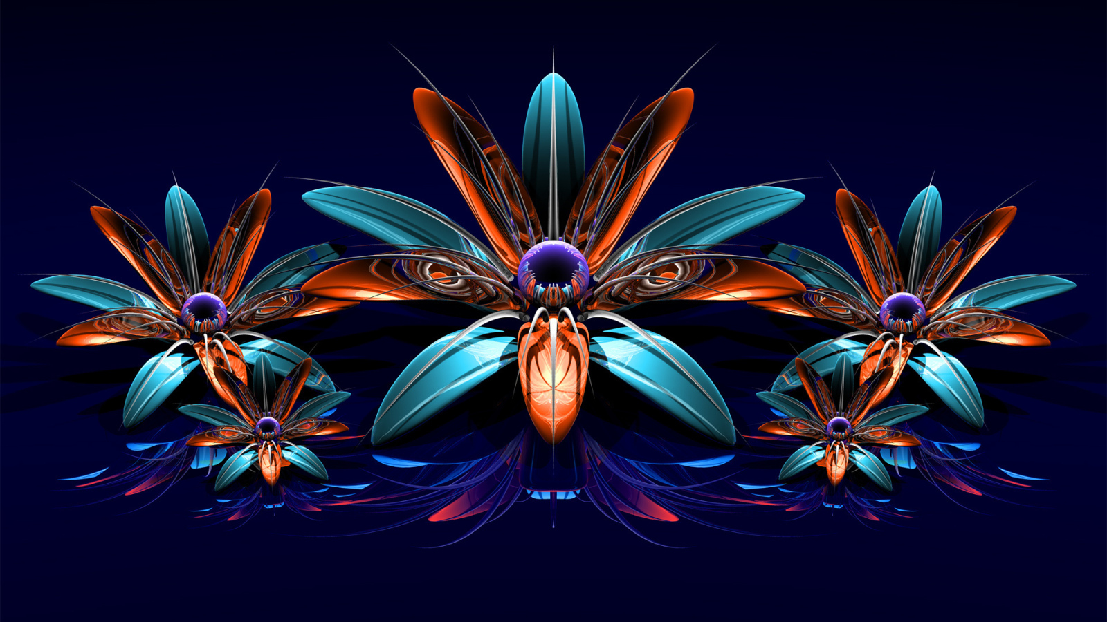 Фрактальные цветы