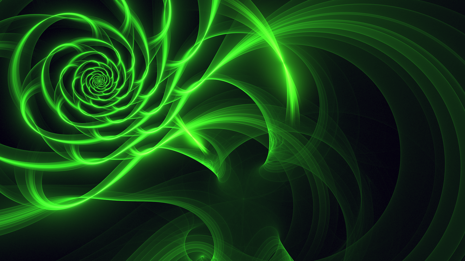 Зеленый красивый абстрактный рисунок 