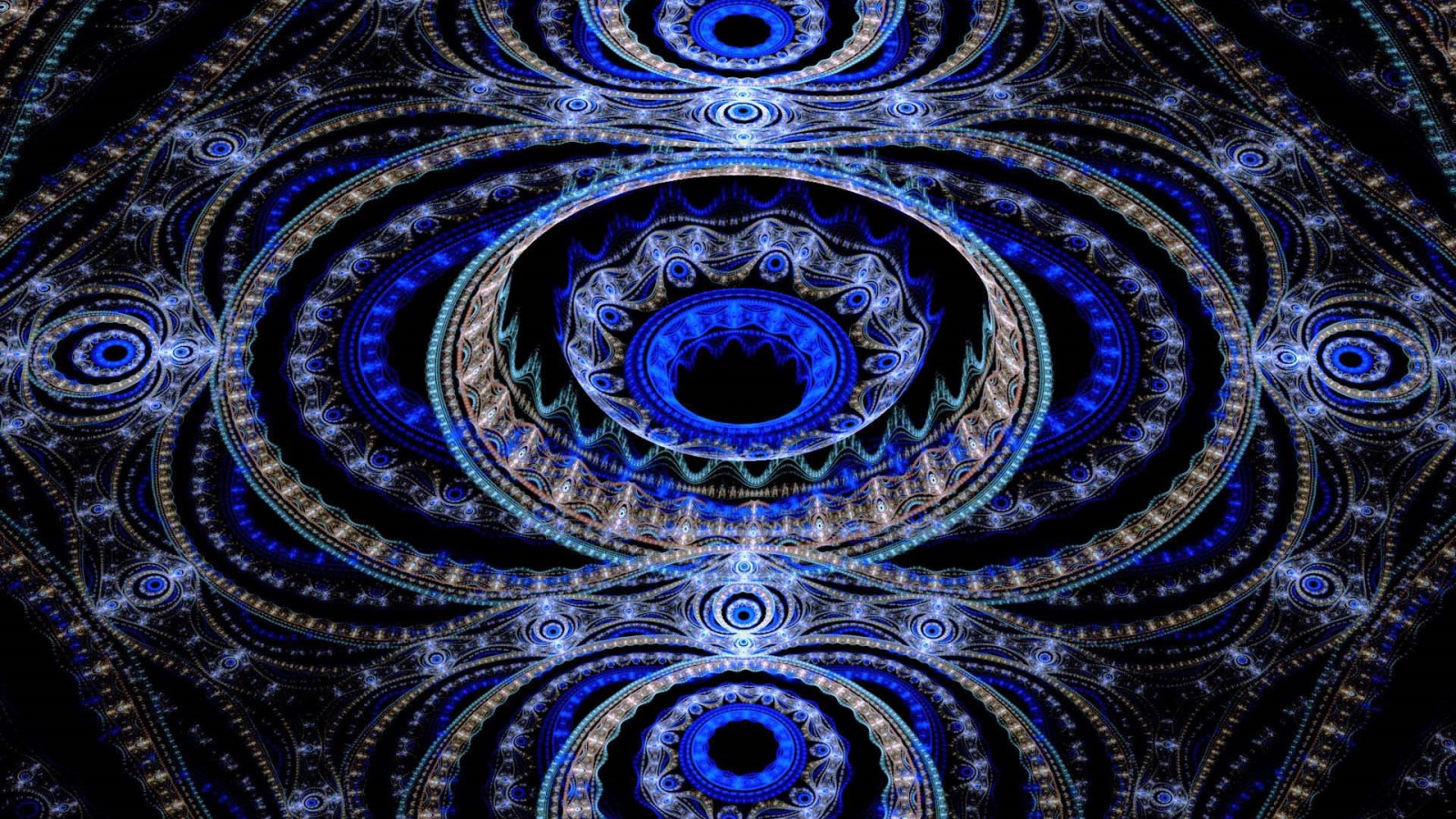 Разноцветный красивый фрактальный рисунок