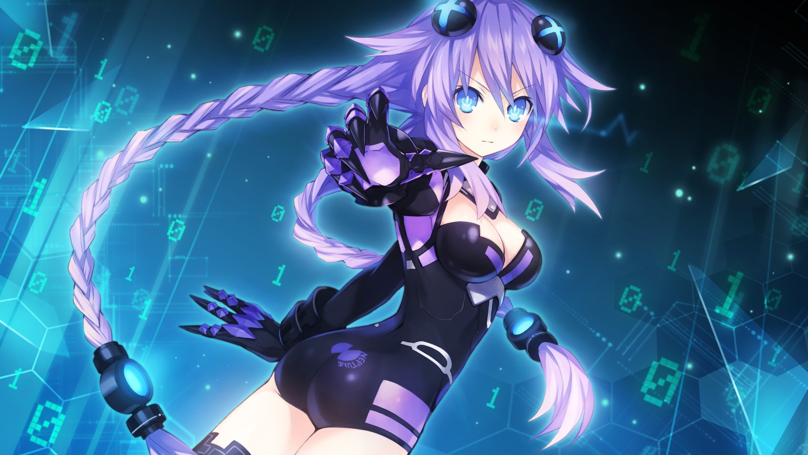 Девушка аниме Hyperdimension Neptunia 