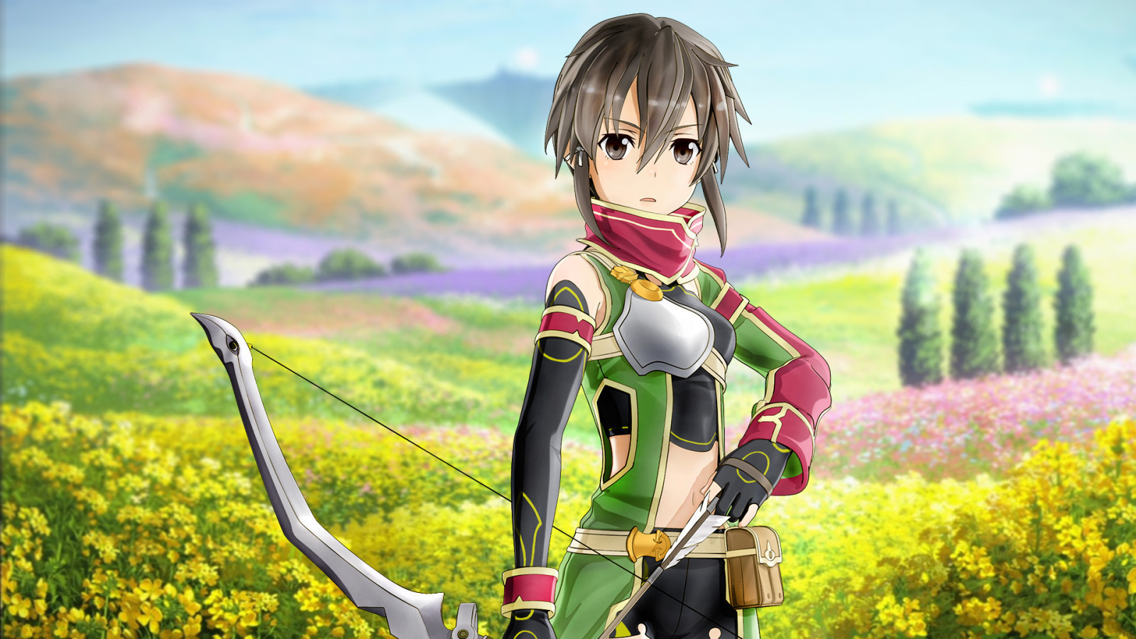 Персонаж Синон аниме  Sword Art Online II 