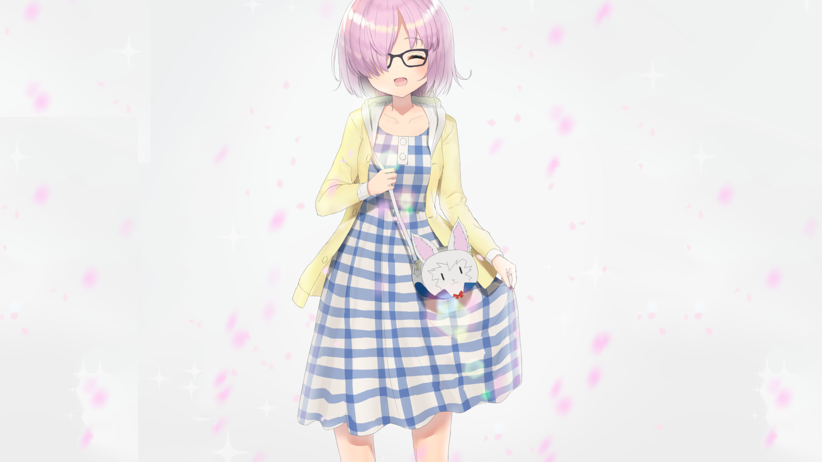 Девушка с кроликом аниме Судьба. Великая Кампания