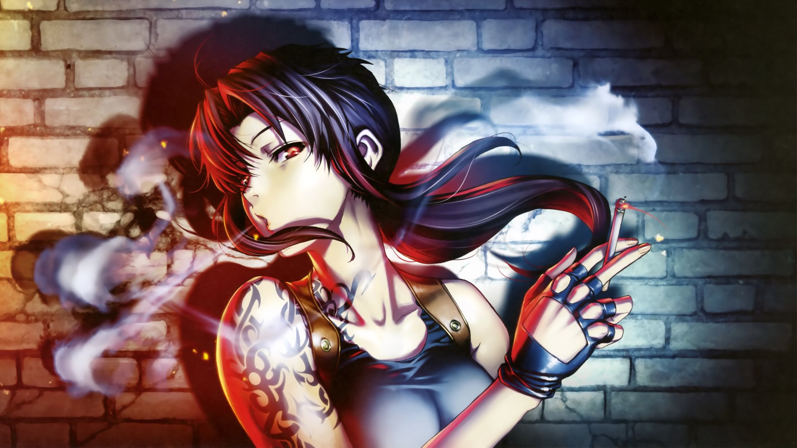 Девушка Реви аниме Чёрная лагуна 