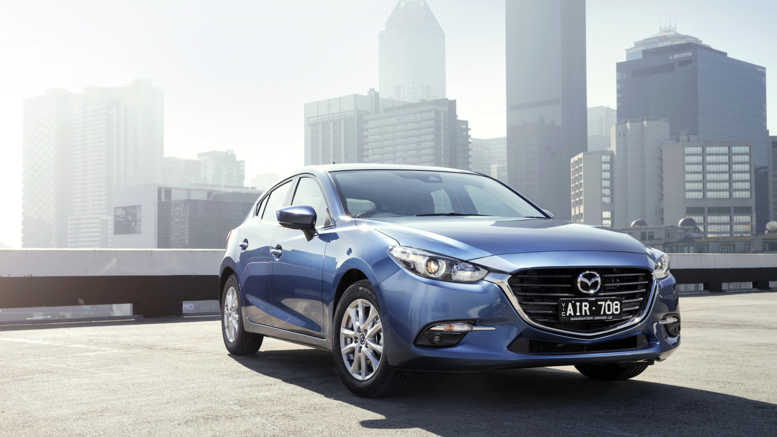 Автомобиль Mazda 3 Maxx, голубой металлик 