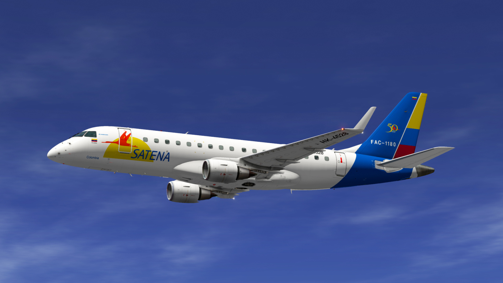 Embraer пассажирской авиакомпании Satena 