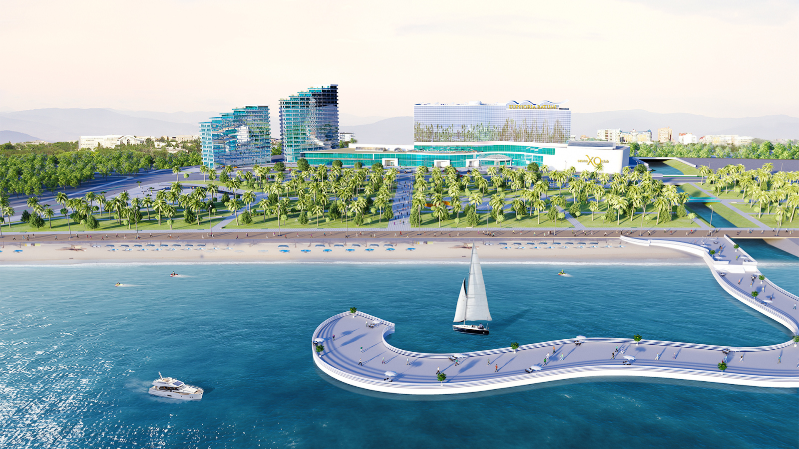 Отель Эйфория на побережье Черного моря Батуми 