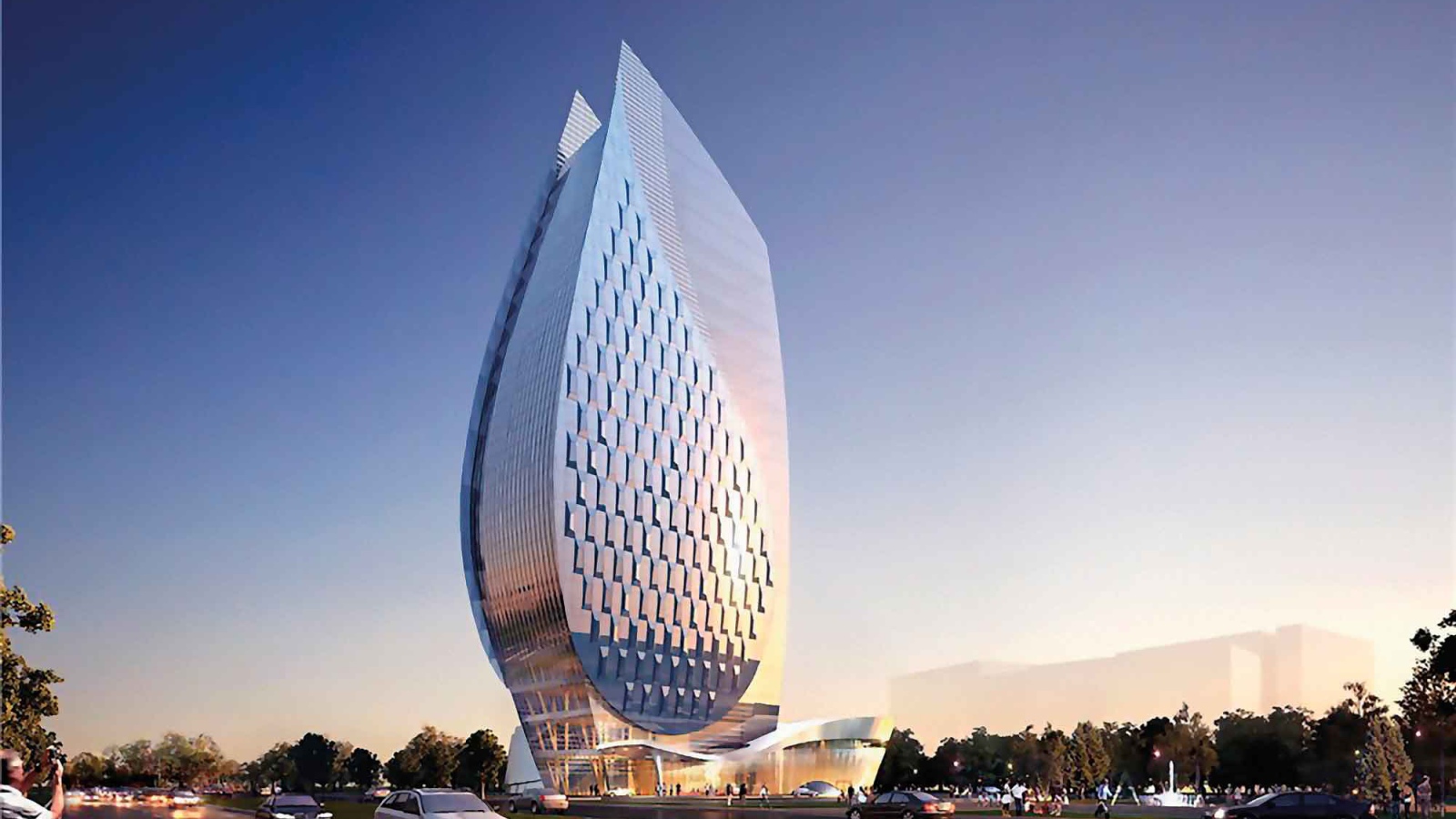 Высотное здание Azersu Office Tower Баку 