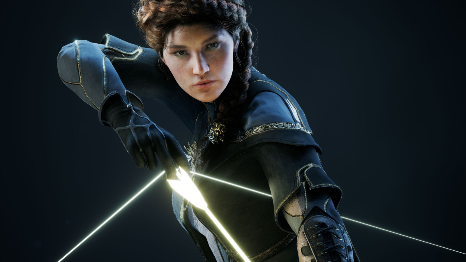 Спэрроу с луком персонаж игры Paragon 2017 