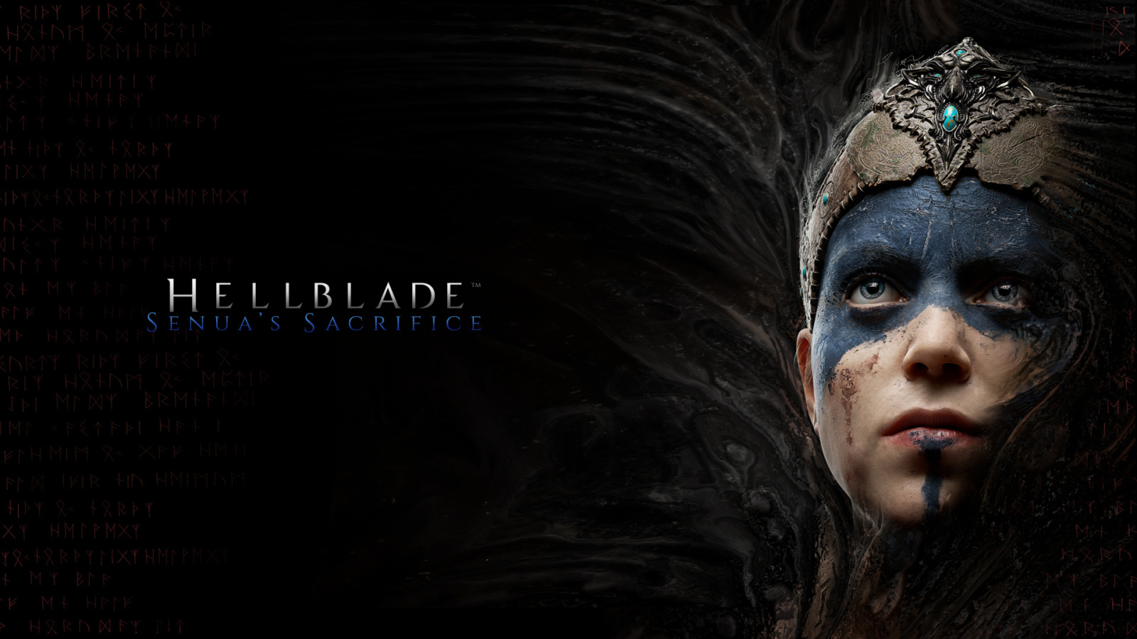 Женщина воин персонаж компьютерной игры Hellblade 