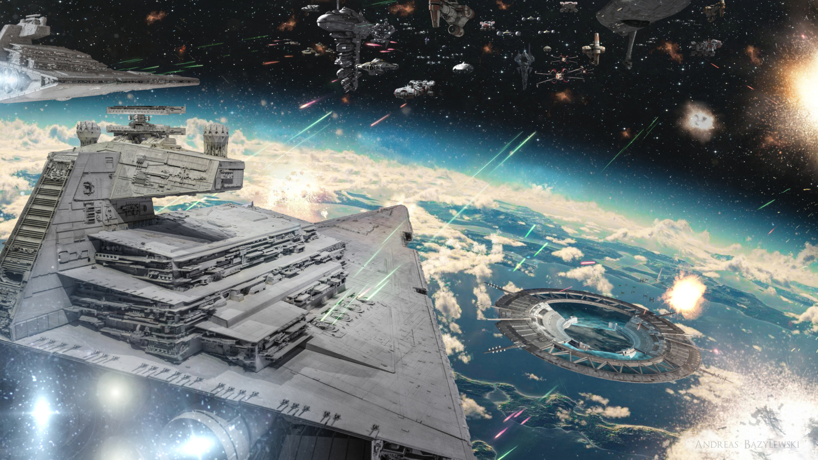 Боевые космические корабли битва фильм Изгой-один. Звёздные войны Истории 