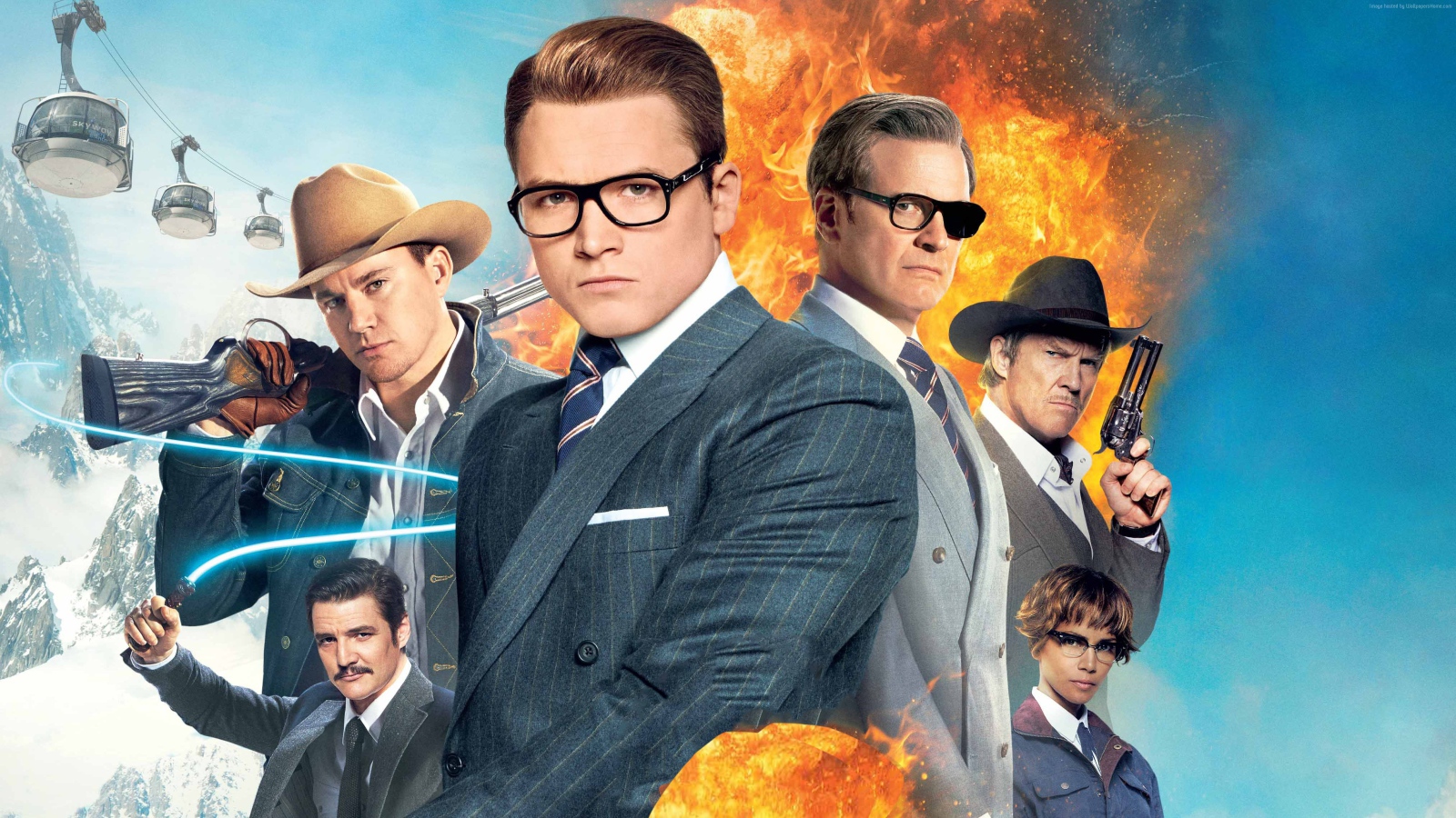 Персонажи фильма  Kingsman, Золотое кольцо, 2017