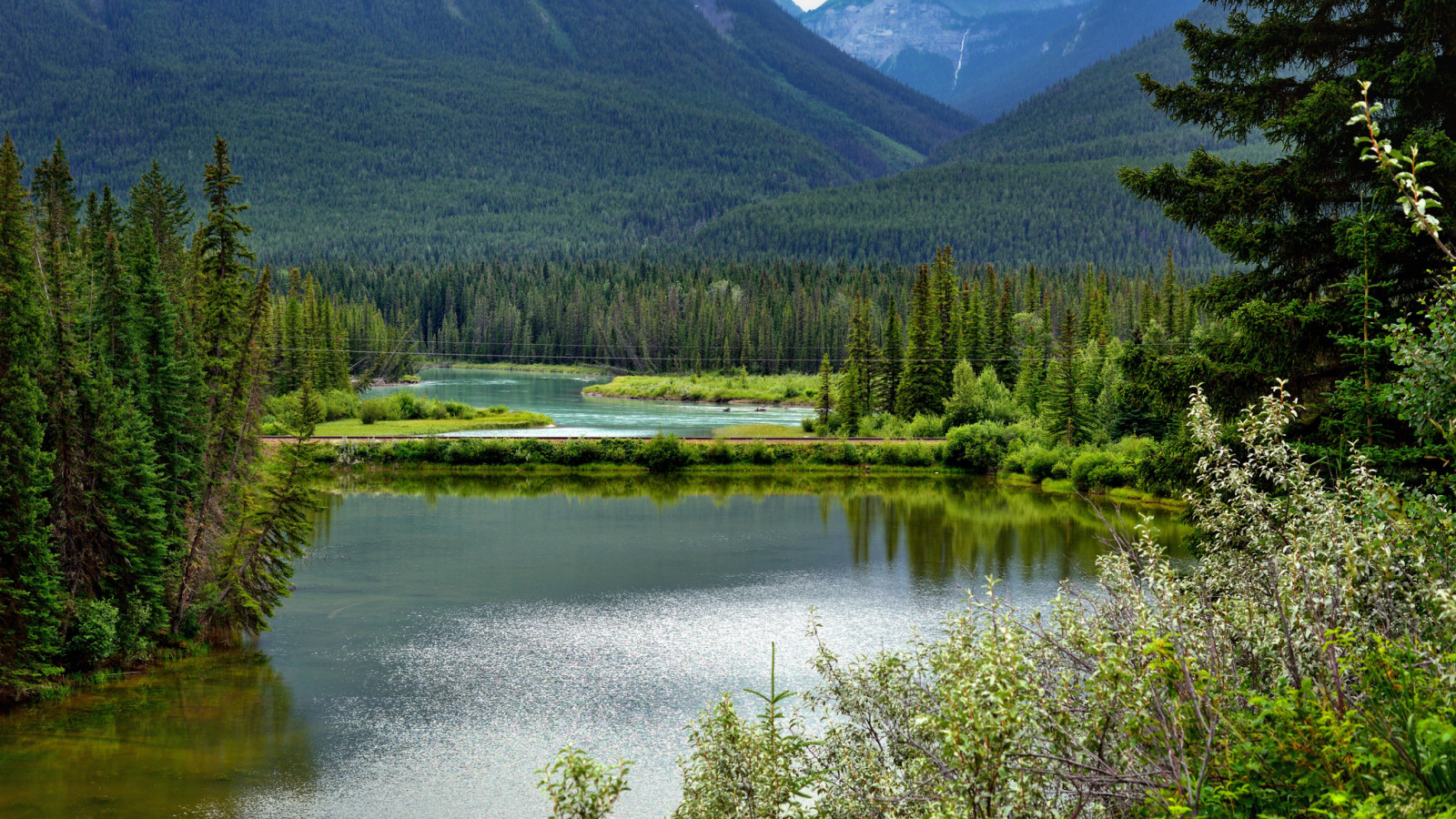 Живописный национальный парк Вуд-Баффало, Канада 