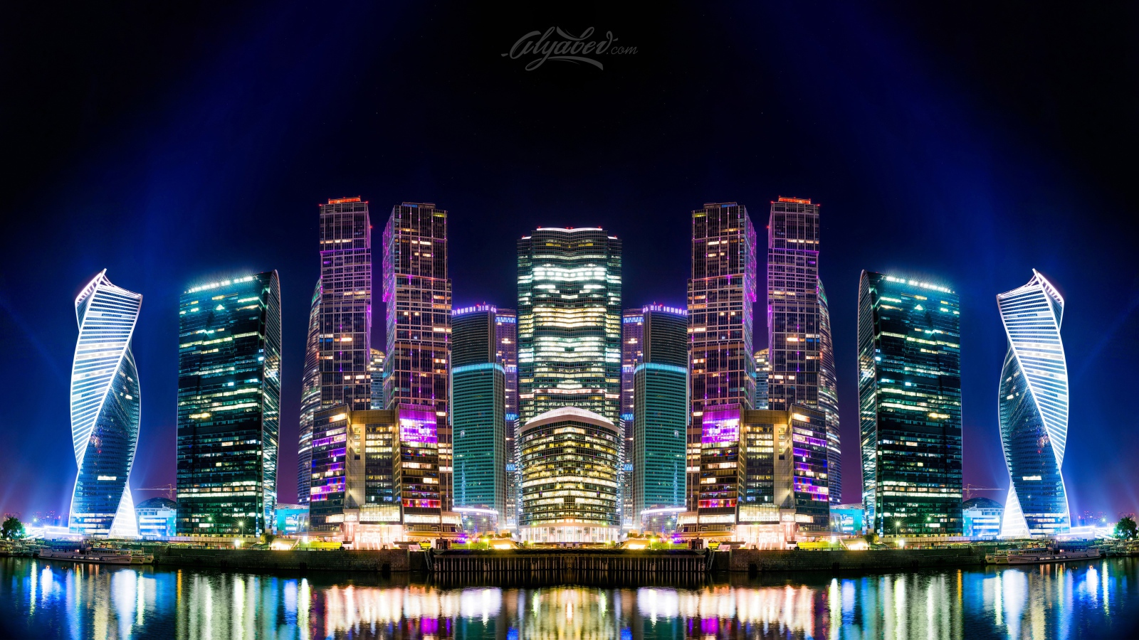 Ночная Москва, Россия 