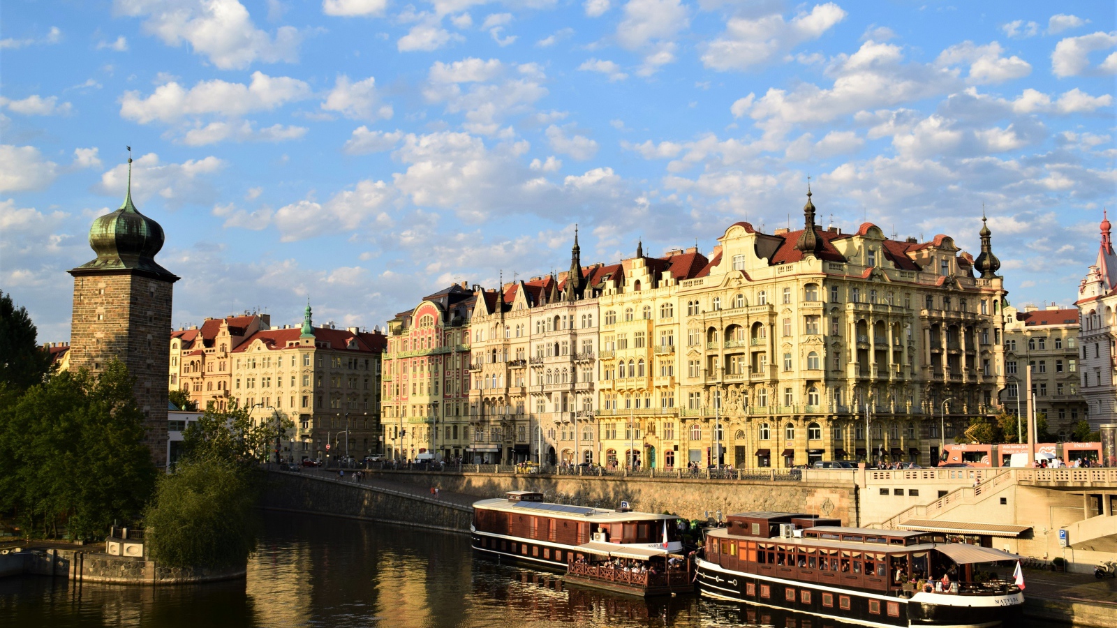 Старинная архитектура города Прага. Чехия