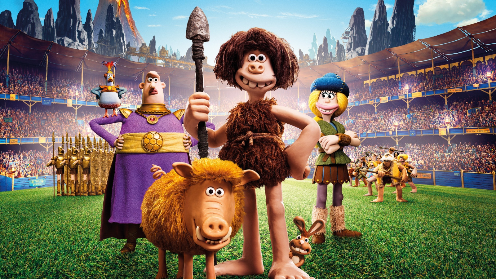 Герои нового мультфильма Дикие предки, 2018