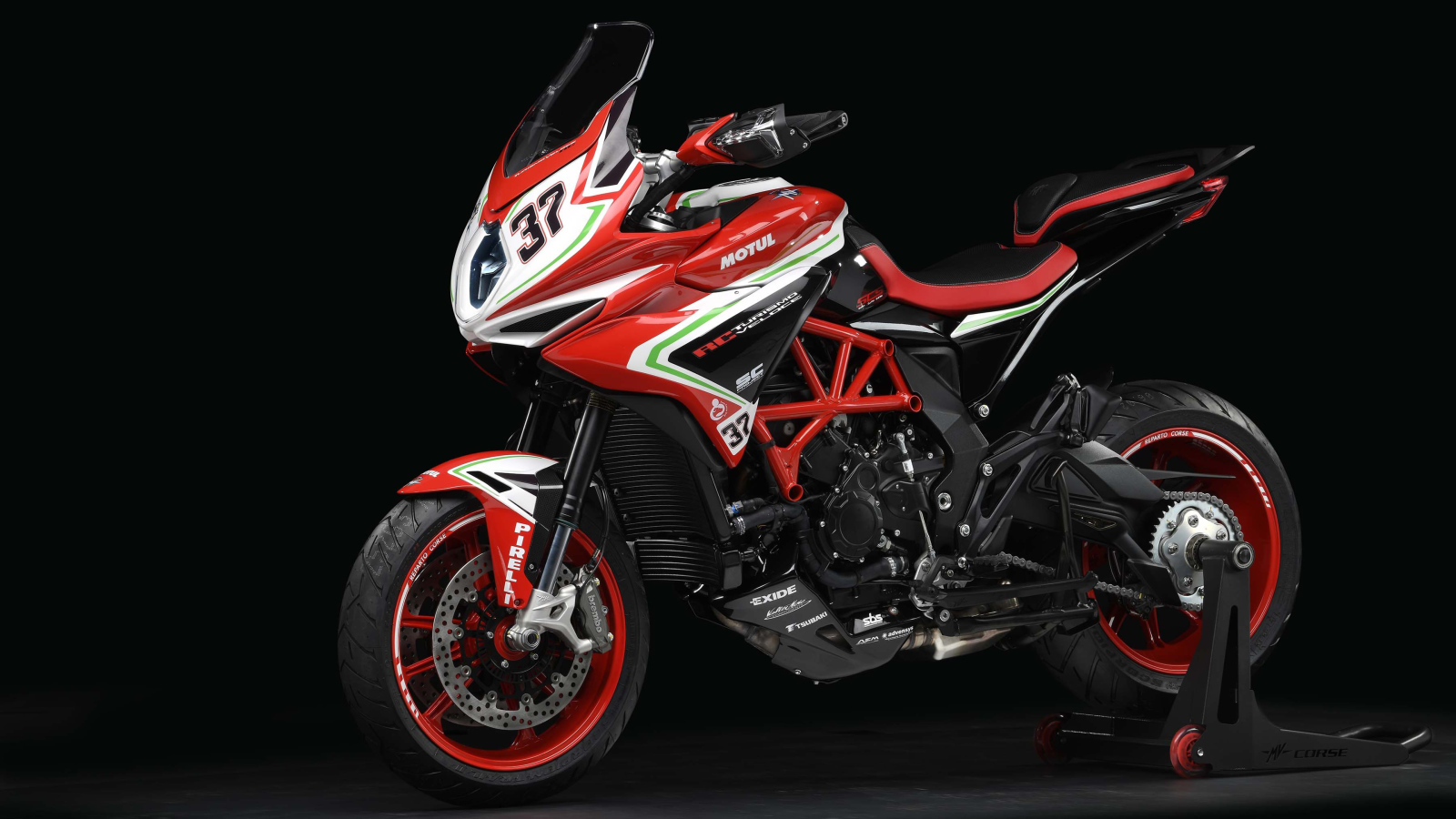 Red Agusta Turismo Veloce 800 RC SCS motorcycle, 2019