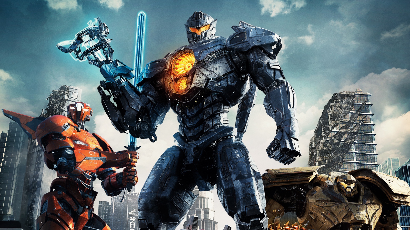 Персонажи фантастического фильма Тихоокеанский рубеж 2, 2018