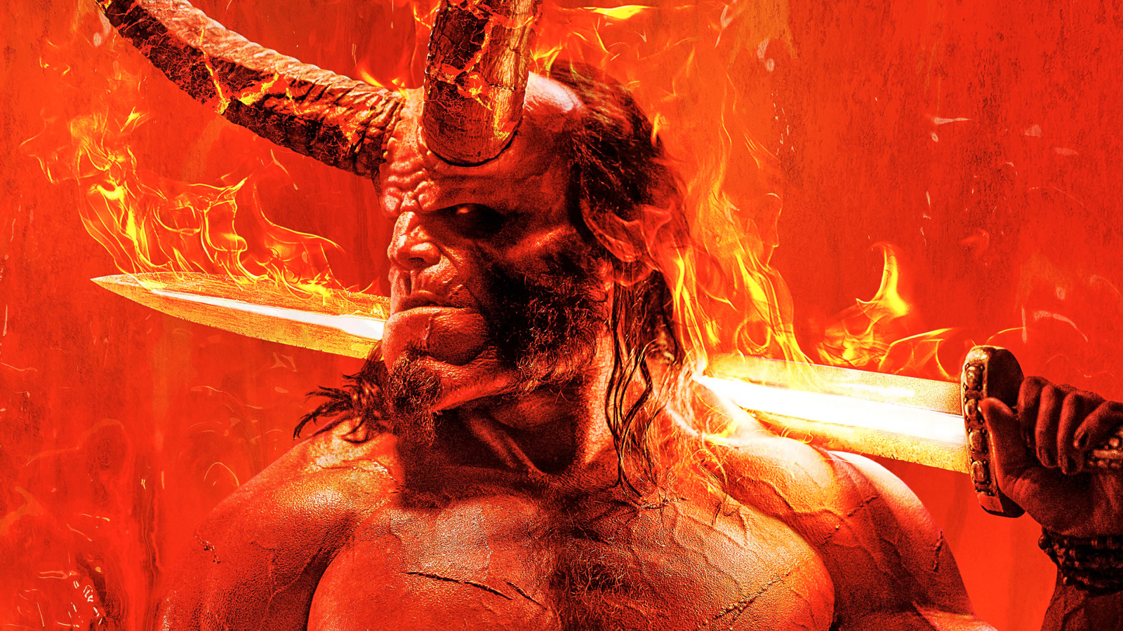 Poster of the new film Hellboy 2. The Revival of the Bloody Queen, 2019