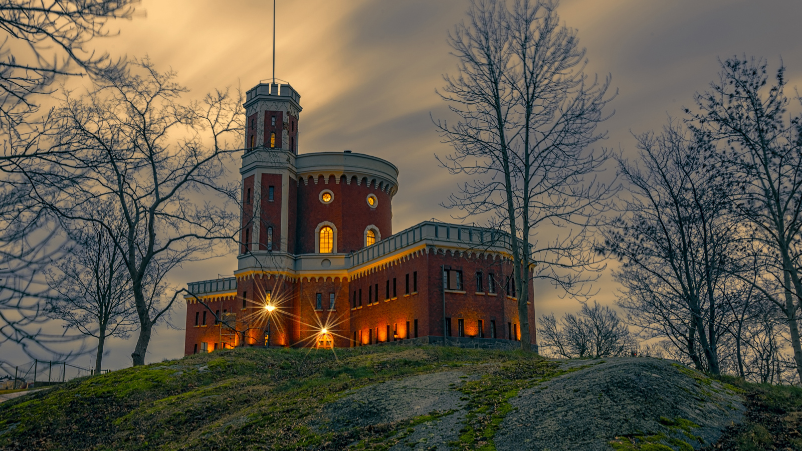 Крепость Кастеллет на холме, Стокгольм. Швеция