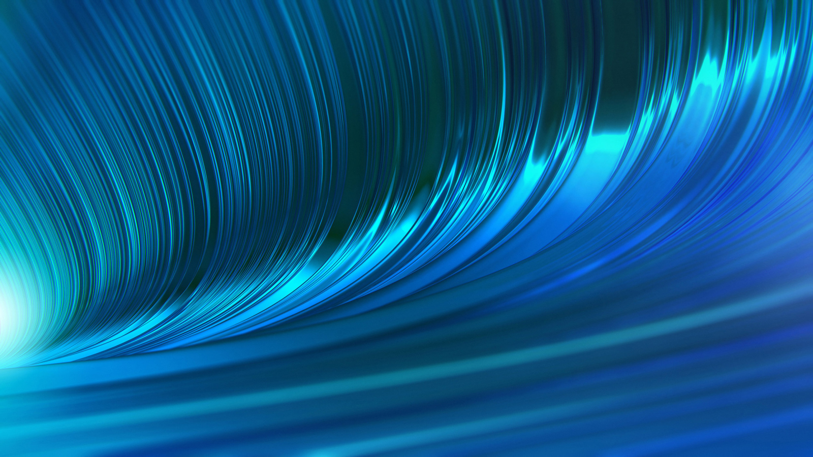 Blue abstract waves closeup