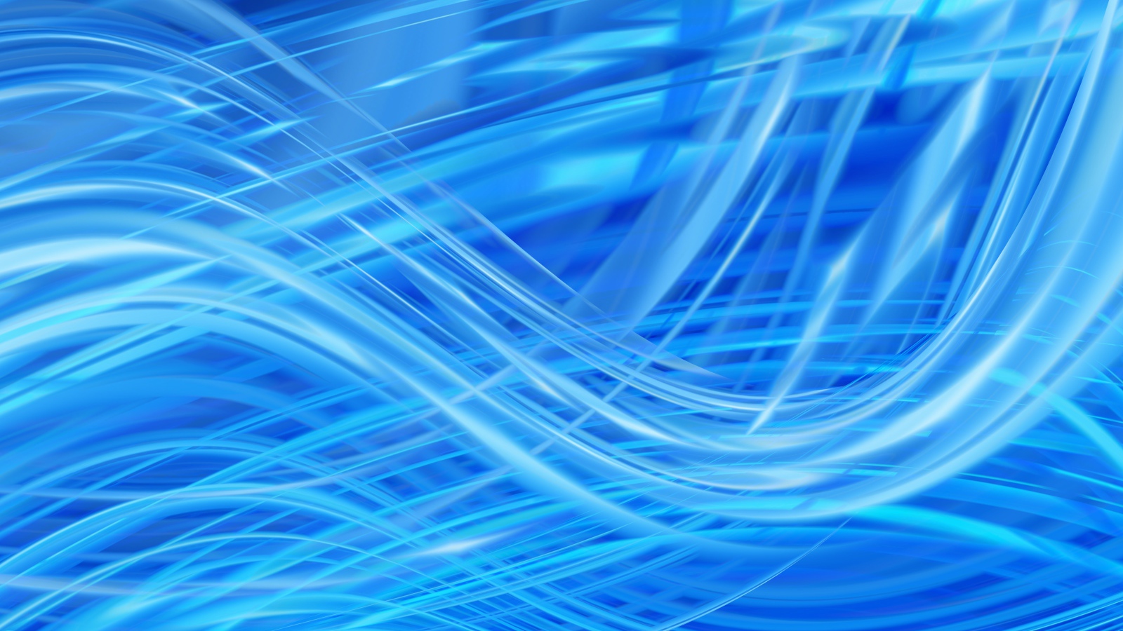 Яркие голубые абстрактные волны 