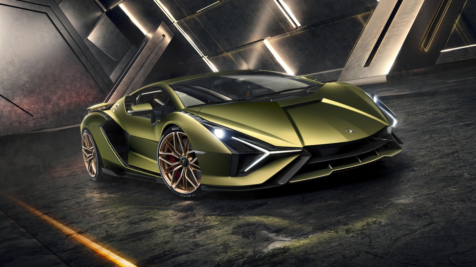 Спортивный автомобиль Lamborghini Sian 2019 года