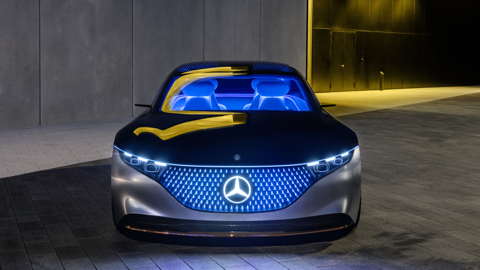 Электрический автомобиль Mercedes-Benz Vision EQS 2019 года 