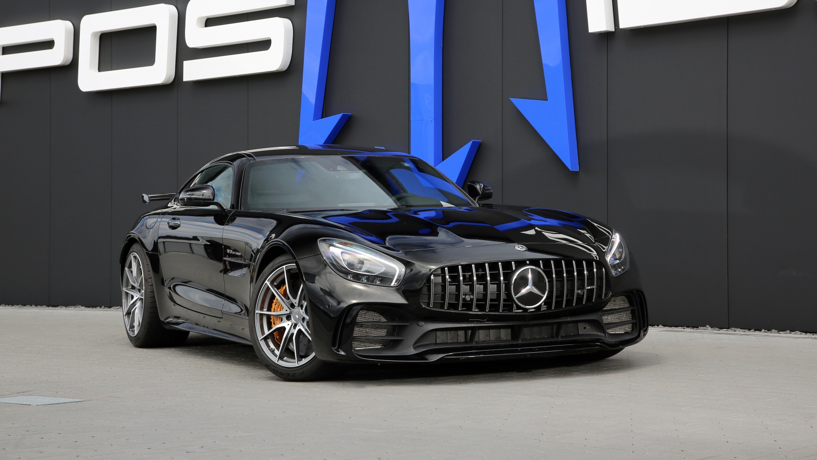 Черный мерседес Posaidon GT R RS830+ 2019 года 
