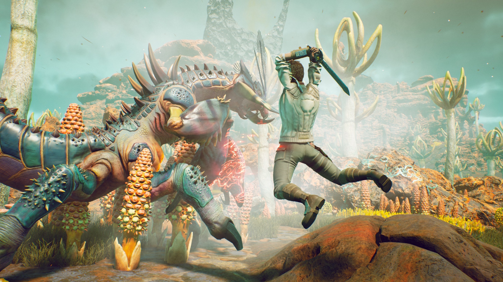 Кадр новой компьютерной игры The Outer Worlds, 2019