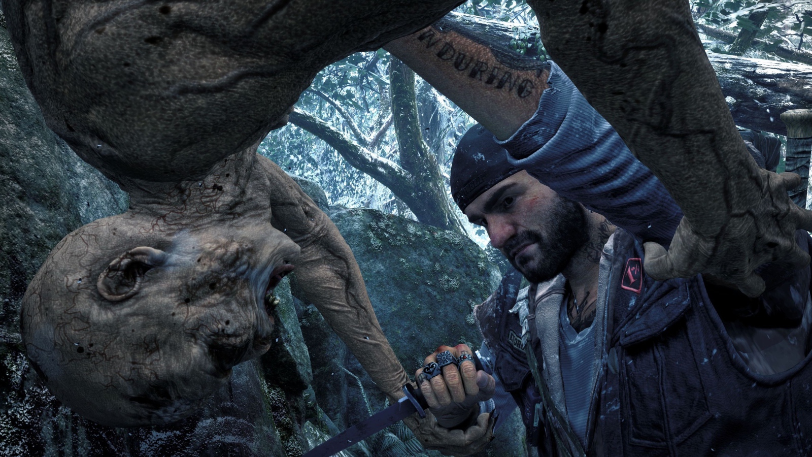 Кадр компьютерной игры 2019 года Days Gone