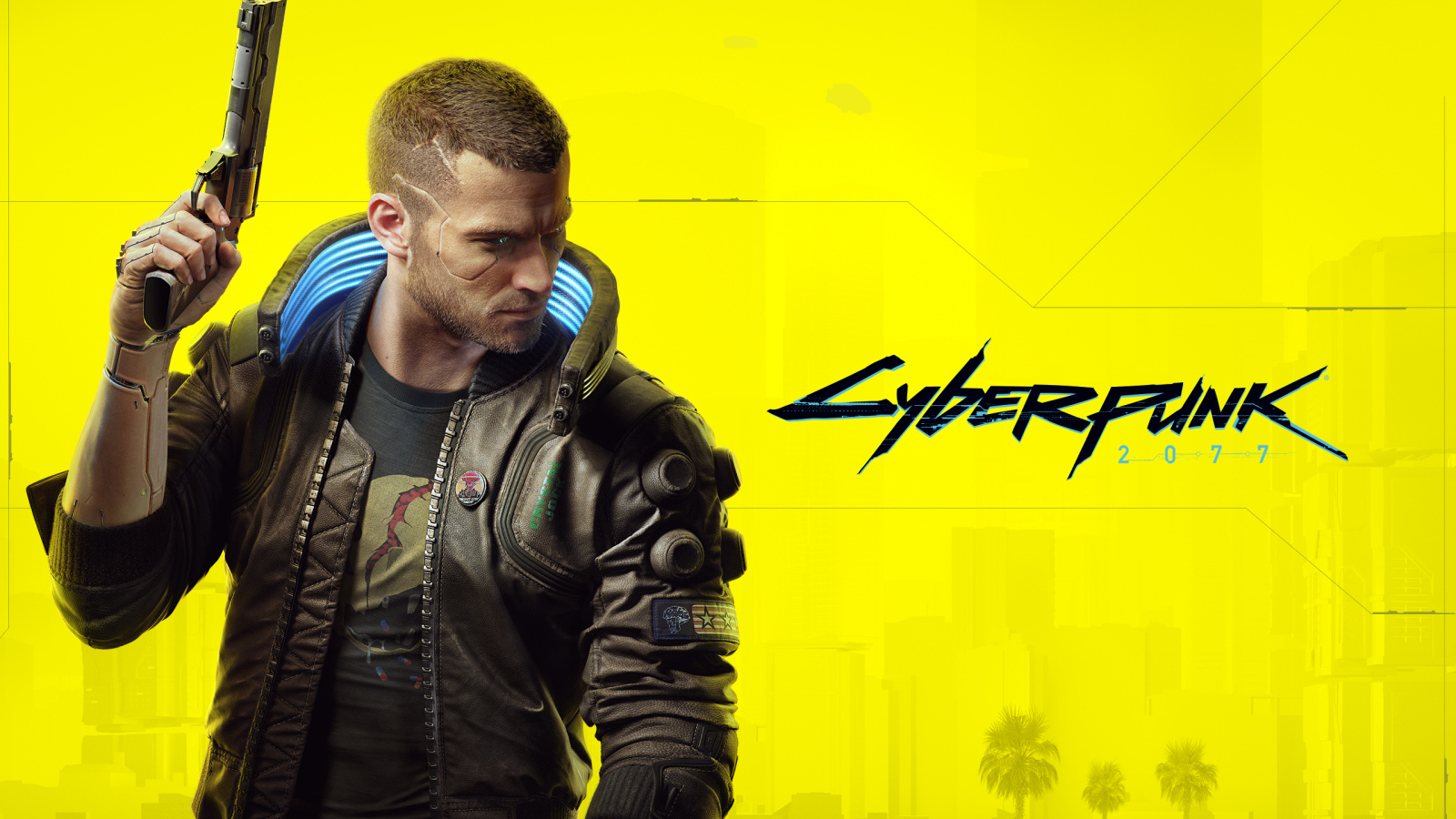 Постер компьютерной игры Cyberpunk 2077