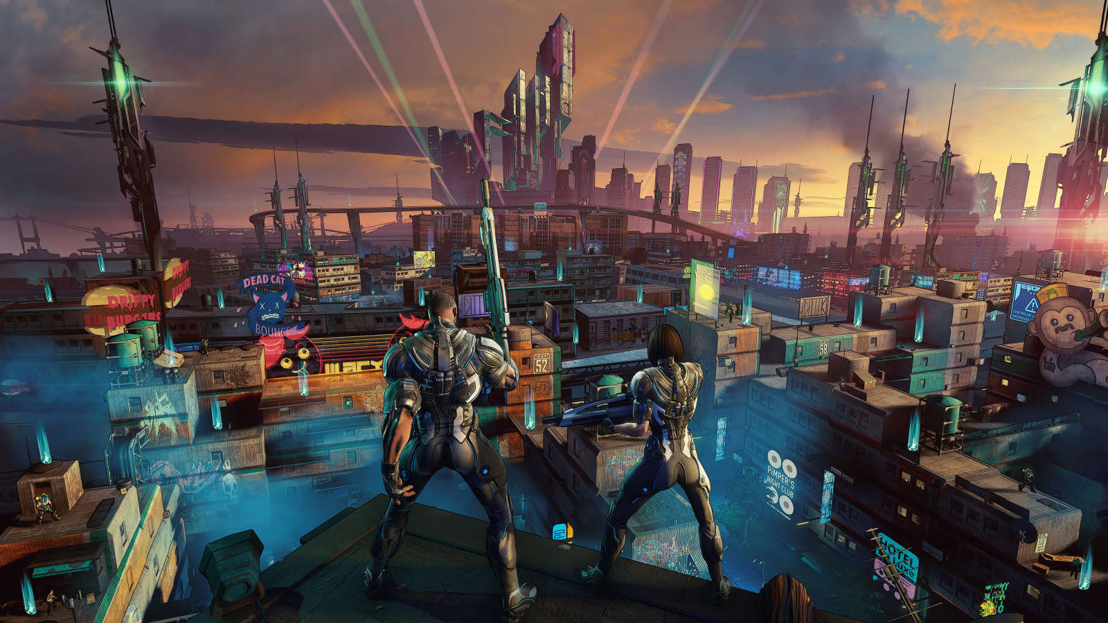 Скриншот компьютерной игры Crackdown 3, 2019