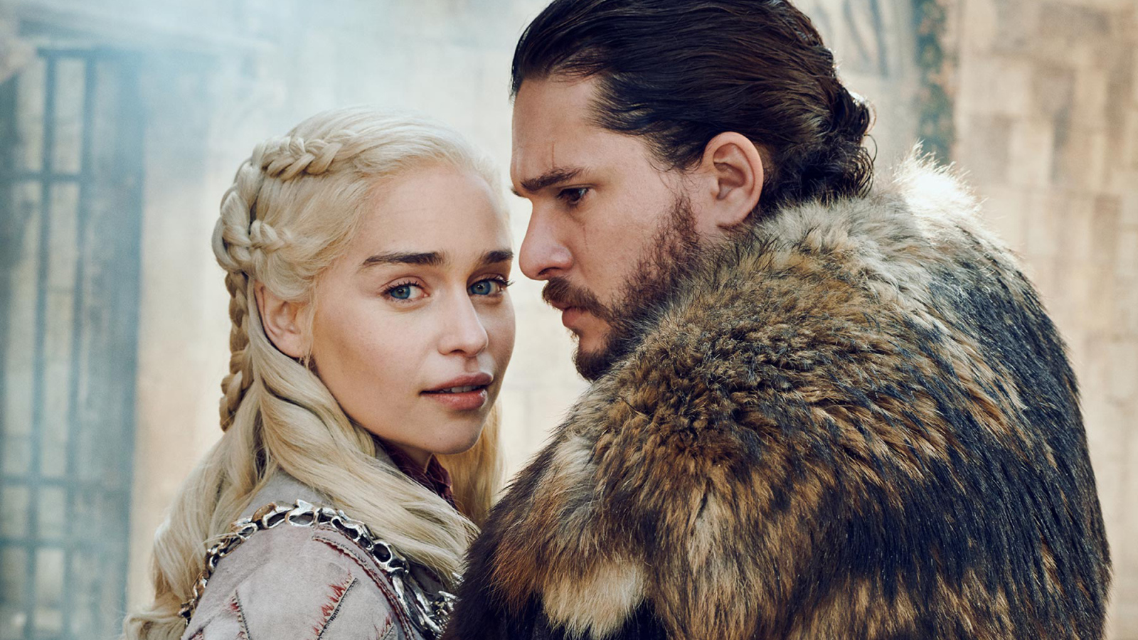 The characters in the movie Game of Thrones, John Snow and Daenerys Targaryen