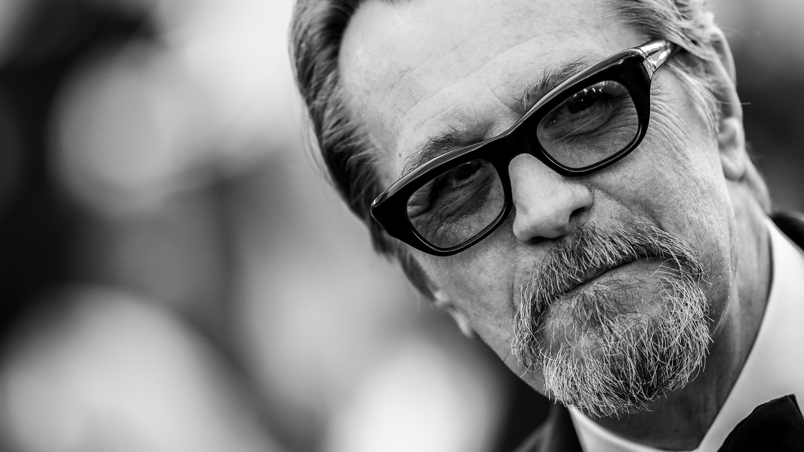 Актер Гэри Олдман черно белое фото