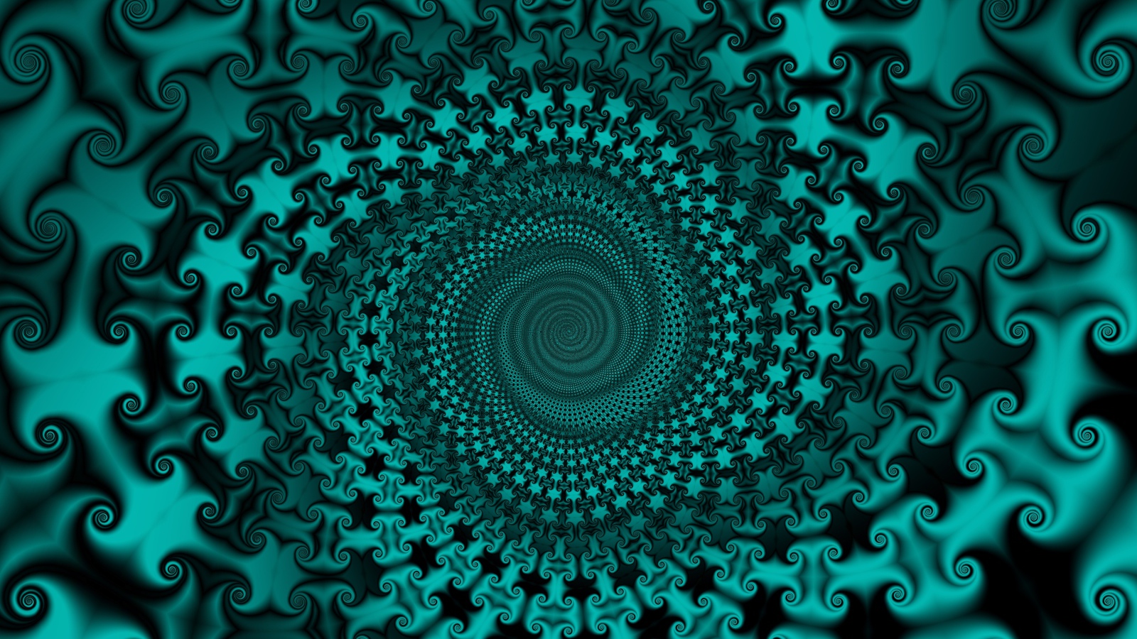 Голубой спиральный абстрактный узор 