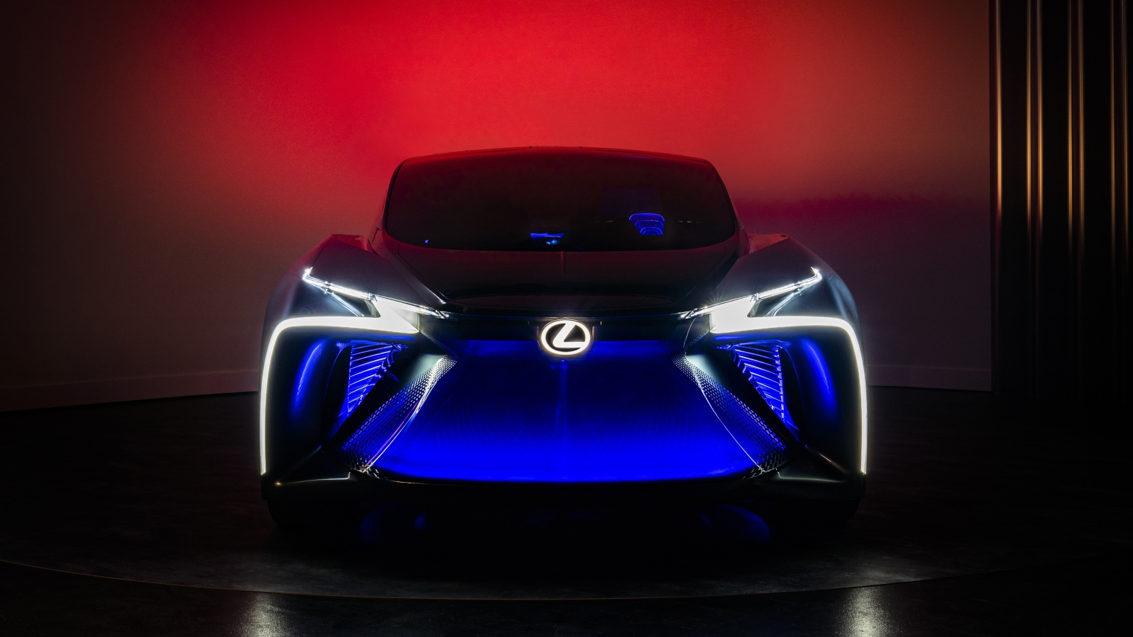 Автомобиль Lexus LF-30, 2020 года с неоновой подсветкой 