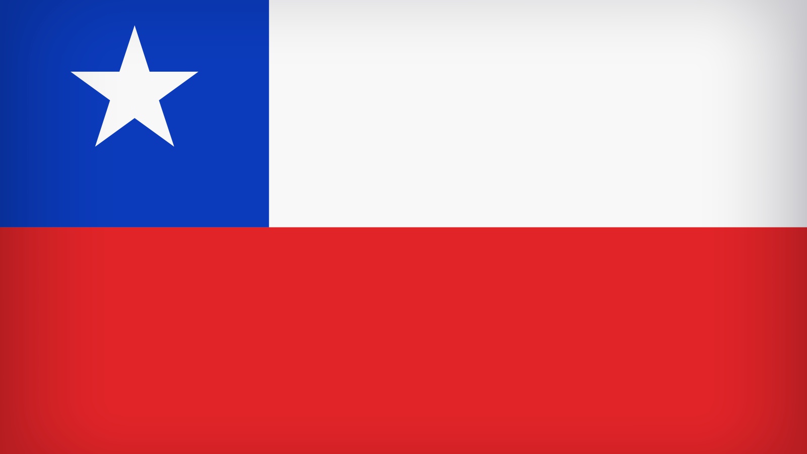 Chile flag close up